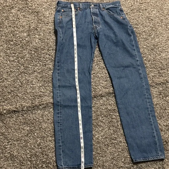 Levi's Men's Straight Blue Jeans - Picture 8 of 12